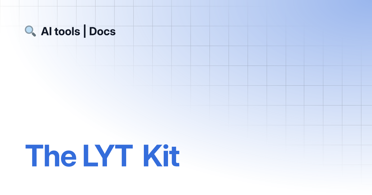 The Lyt Kit 